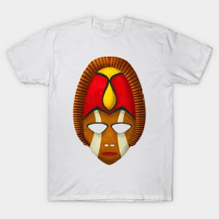 Watercolor tribal mask T-Shirt